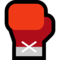 Boxing Glove emoji on Microsoft